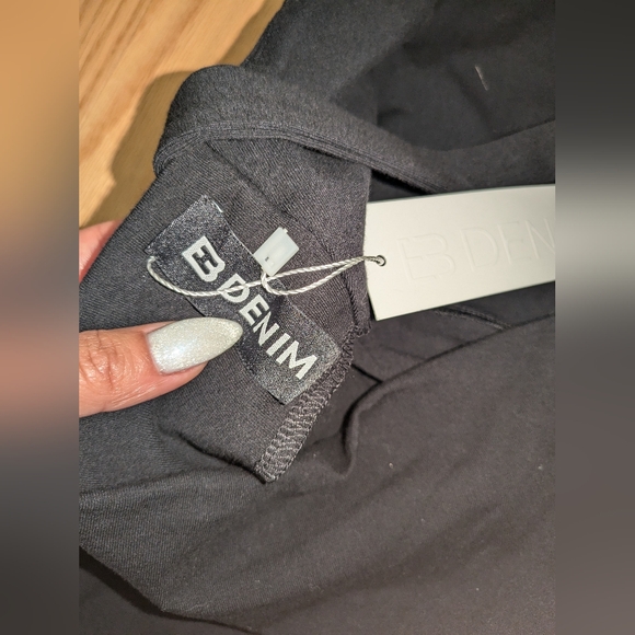 8. NWT EB DENIM COWL BUCKLE TOP - Picture 8 of 9